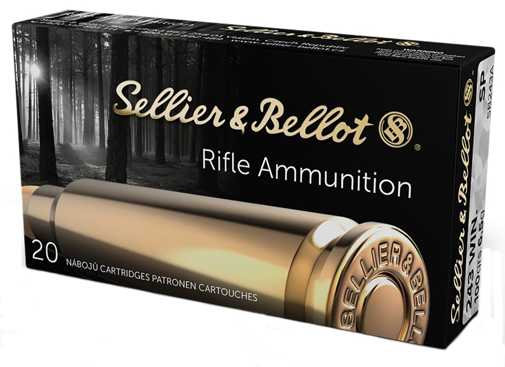 Sellier & Bellot SB243A Rifle  243Win 100gr Soft Point 20 Per Box/25 Case