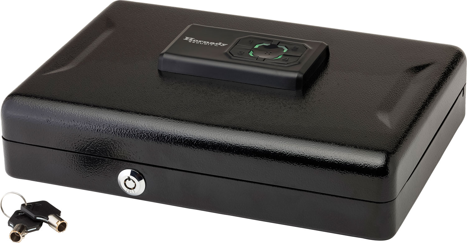 Hornady 95432 Keypad Vault Keypad Key Entry Black Steel For 4" Pistols
