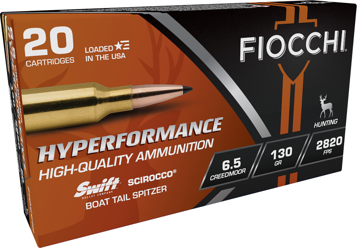 Fiocchi Hyperformance 6.5 Creedmoor 130gr, 20-Round Box