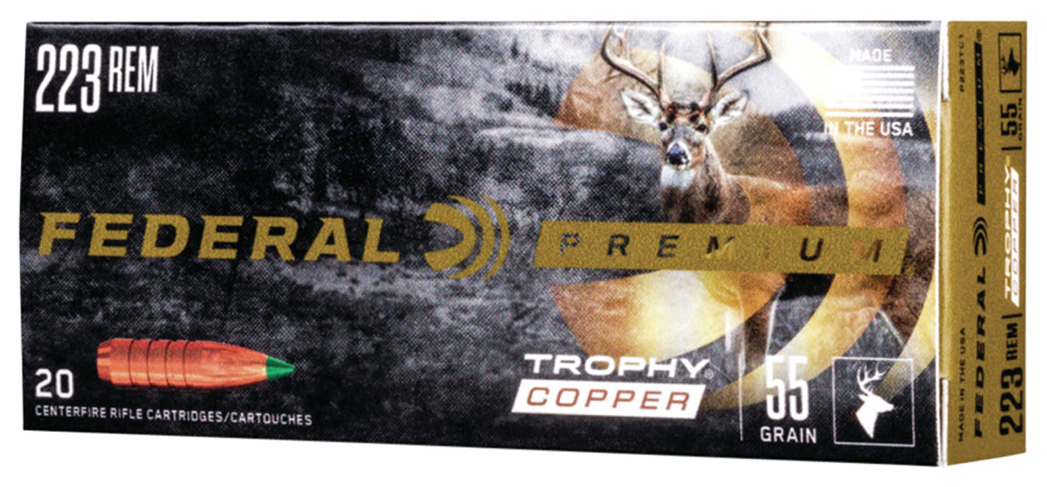 Federal 223 Rem 55gr, 20-Round Box