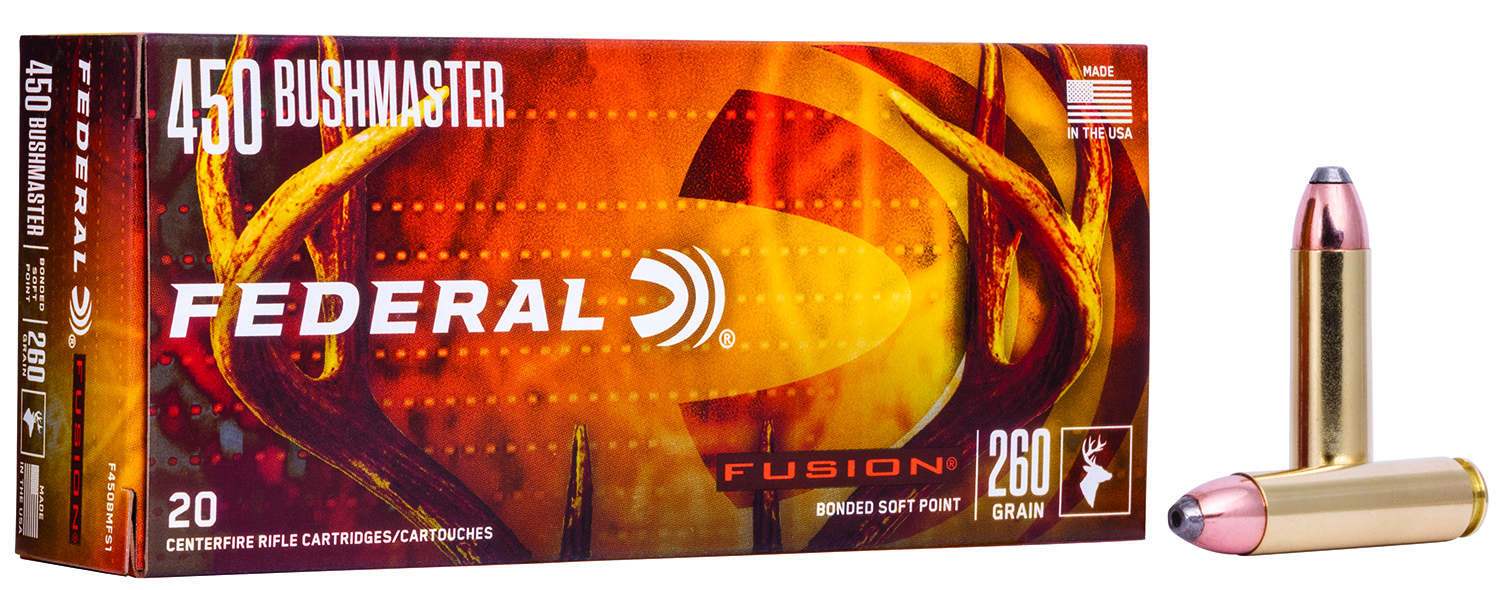 Federal Fusion 450 Bushmaster 260gr SP, 20-Round Box