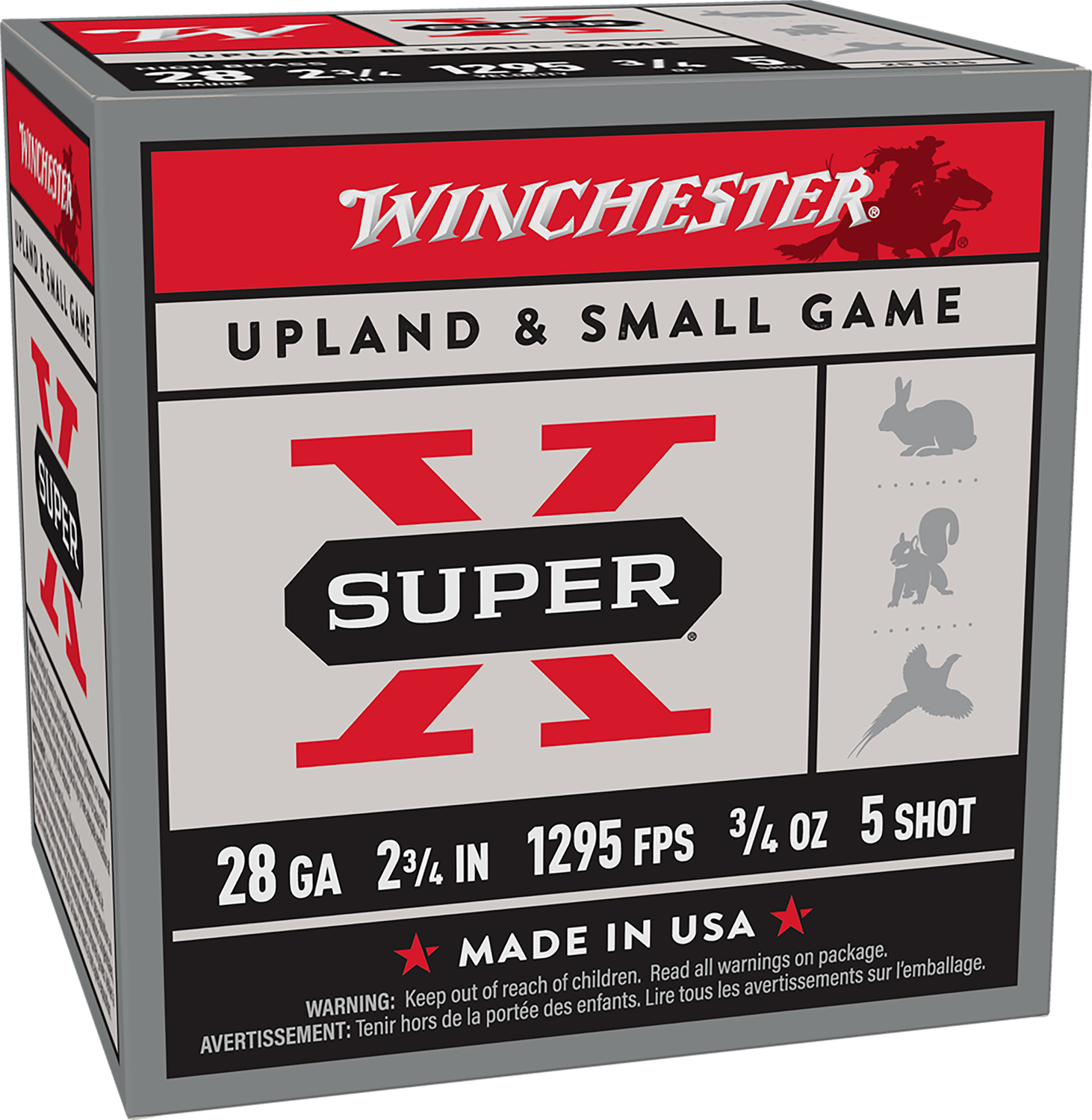 Winchester X285 Super X Heavy Game Load High Brass 28, 25-Round Box