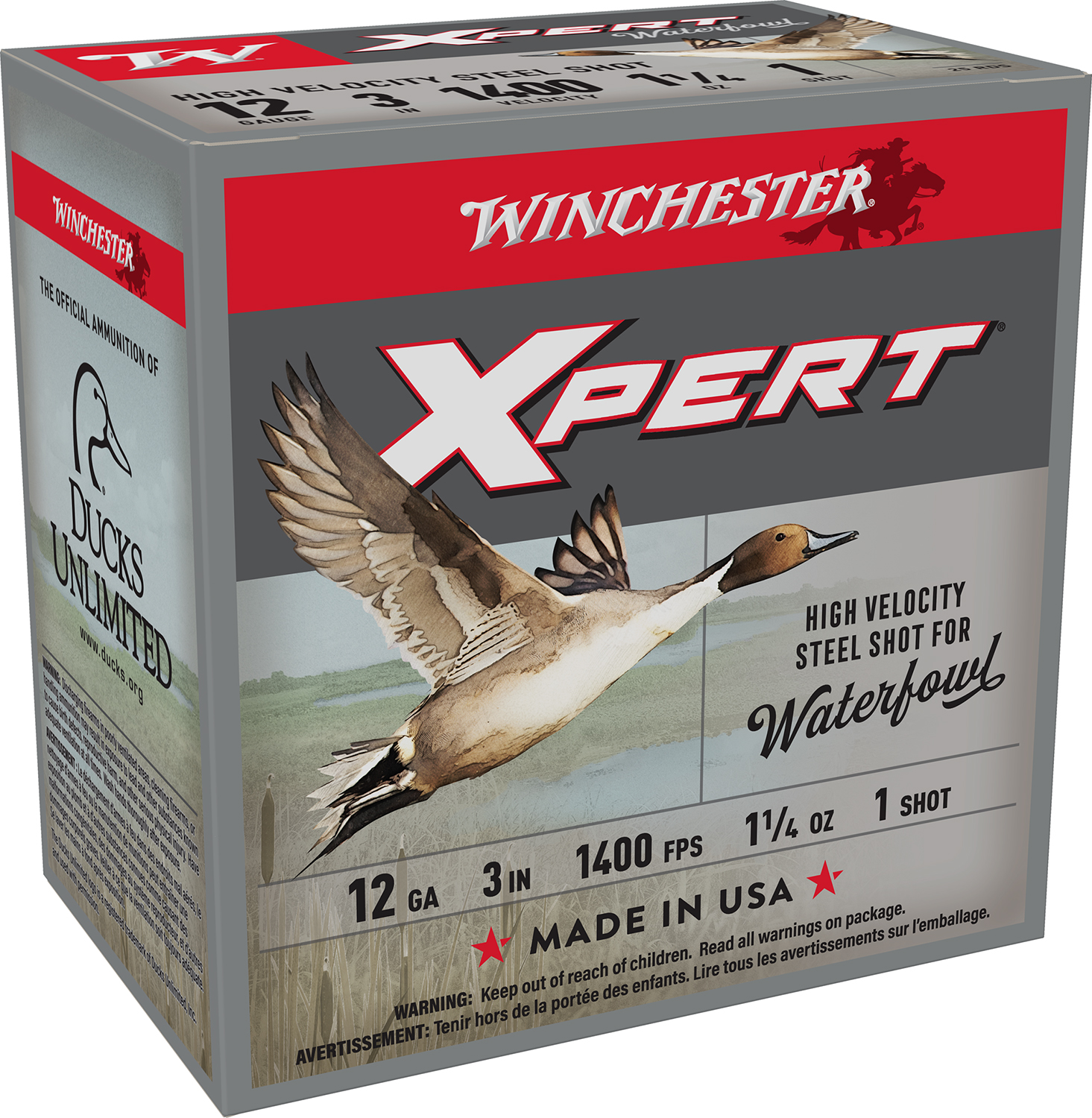 Winchester Super X Xpert High Velocity 12 Gauge 3" #1, 25-Round Box