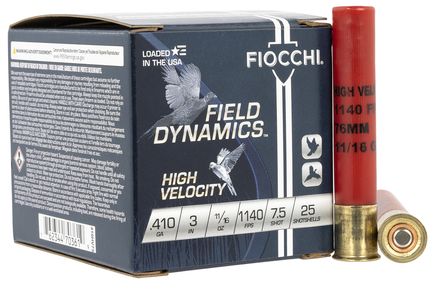Fiocchi Field Dynamics High Velocity 4 10 Gauge 3", 25-Round Box