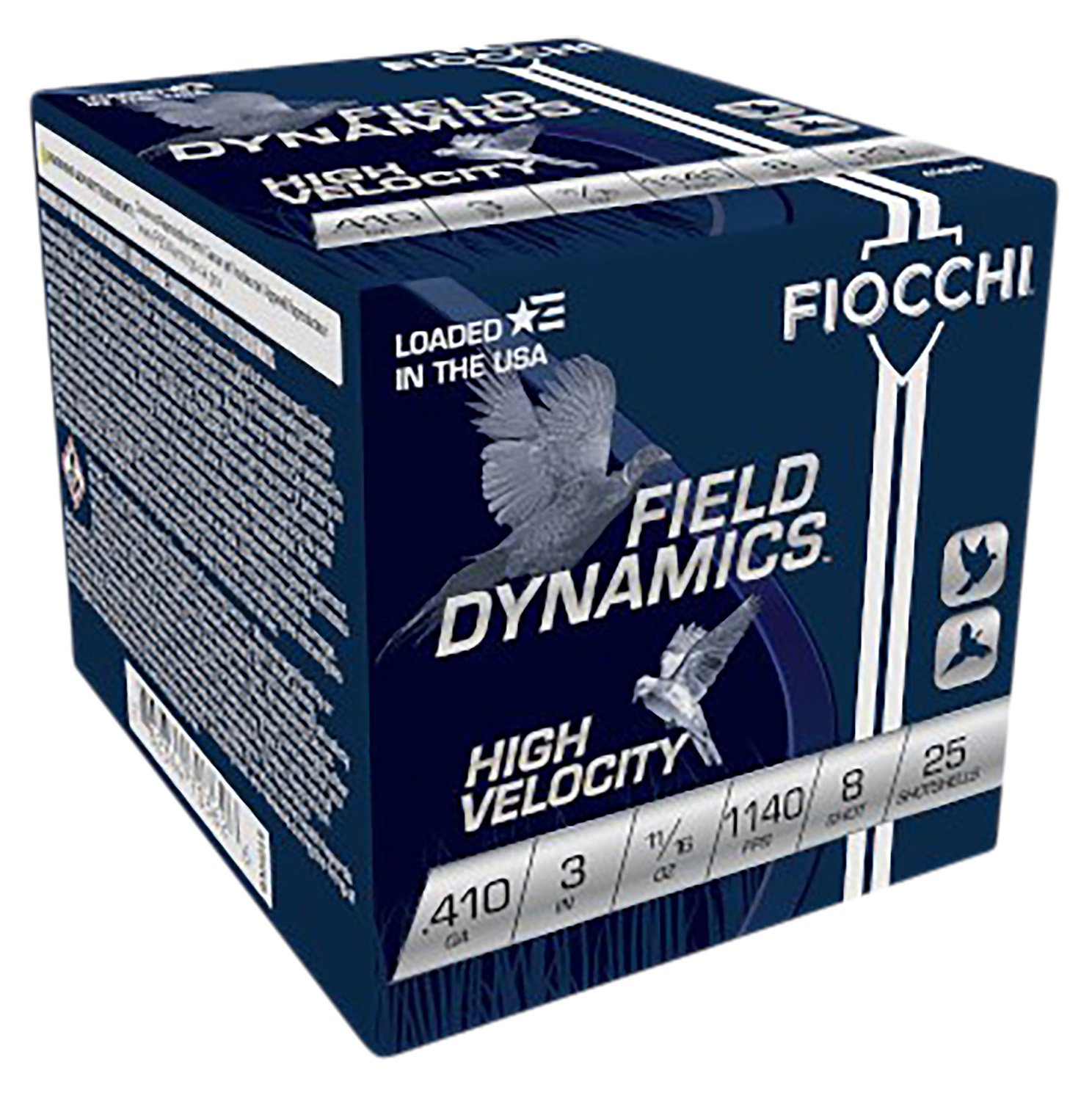 Fiocchi Field Dynamics High Velocity 4 10 Gauge 3" #8, 25-Round Box