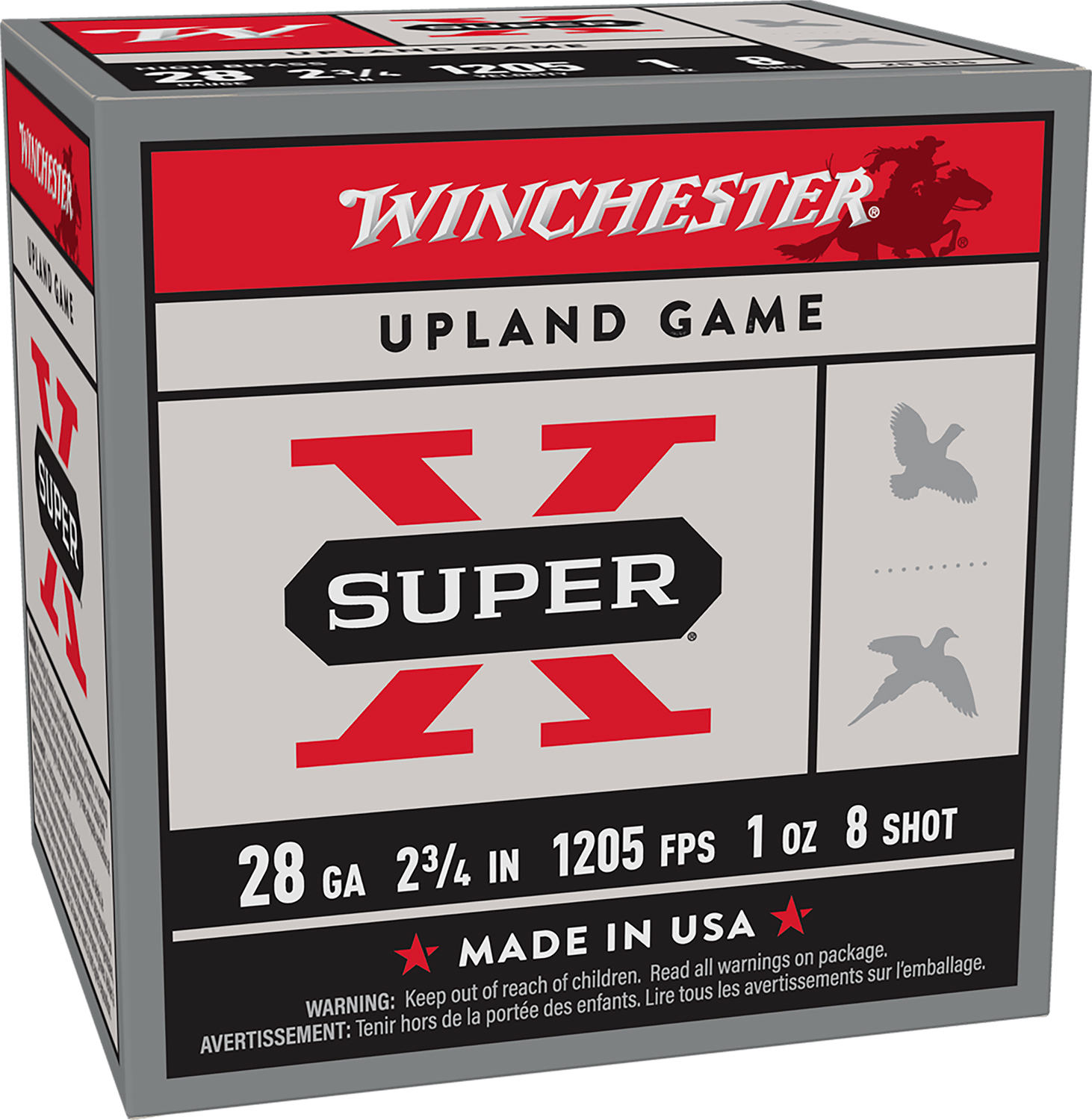 Winchester Super X Heavy Game Load High Brass 28 Gauge, 25-Round Box