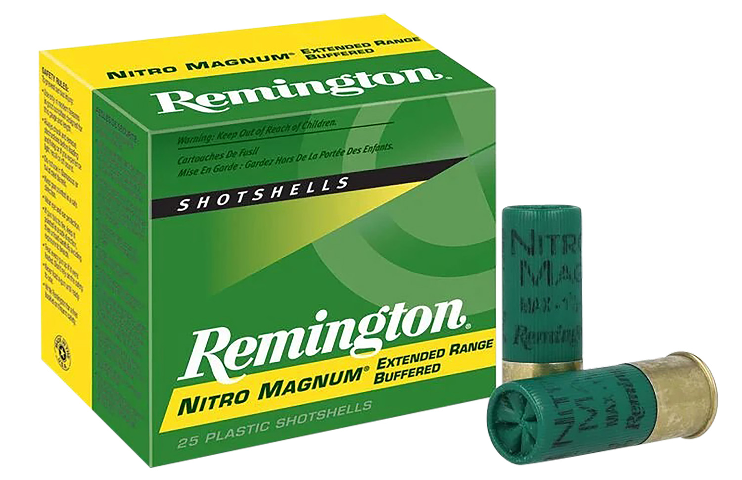 Remington Nitro Magnum 12 Gauge 3" #4 Shot, 25-Round Box