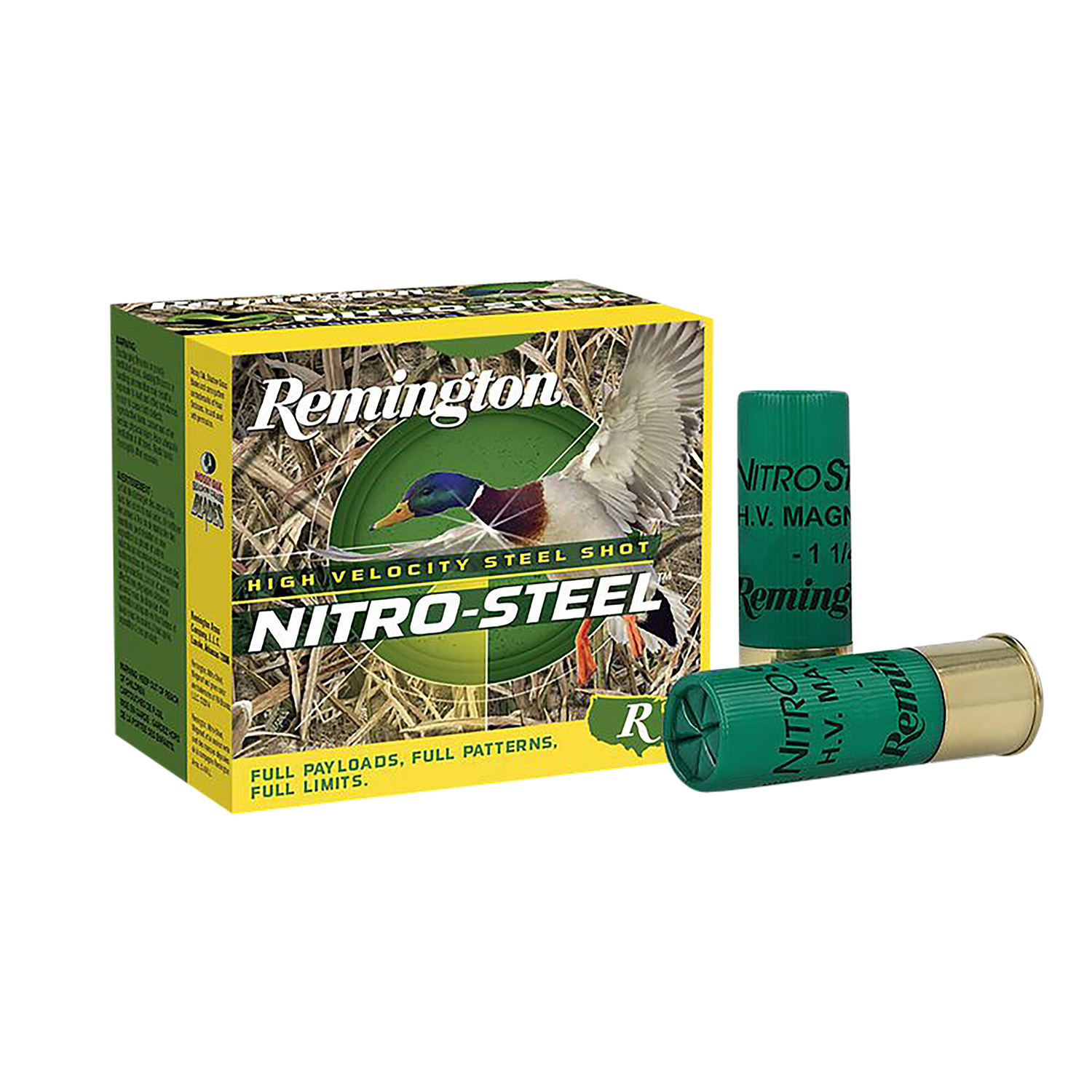 Remington Nitro-Steel High Velocity 12 Gauge 3" #2 Shot, 25-Round Box