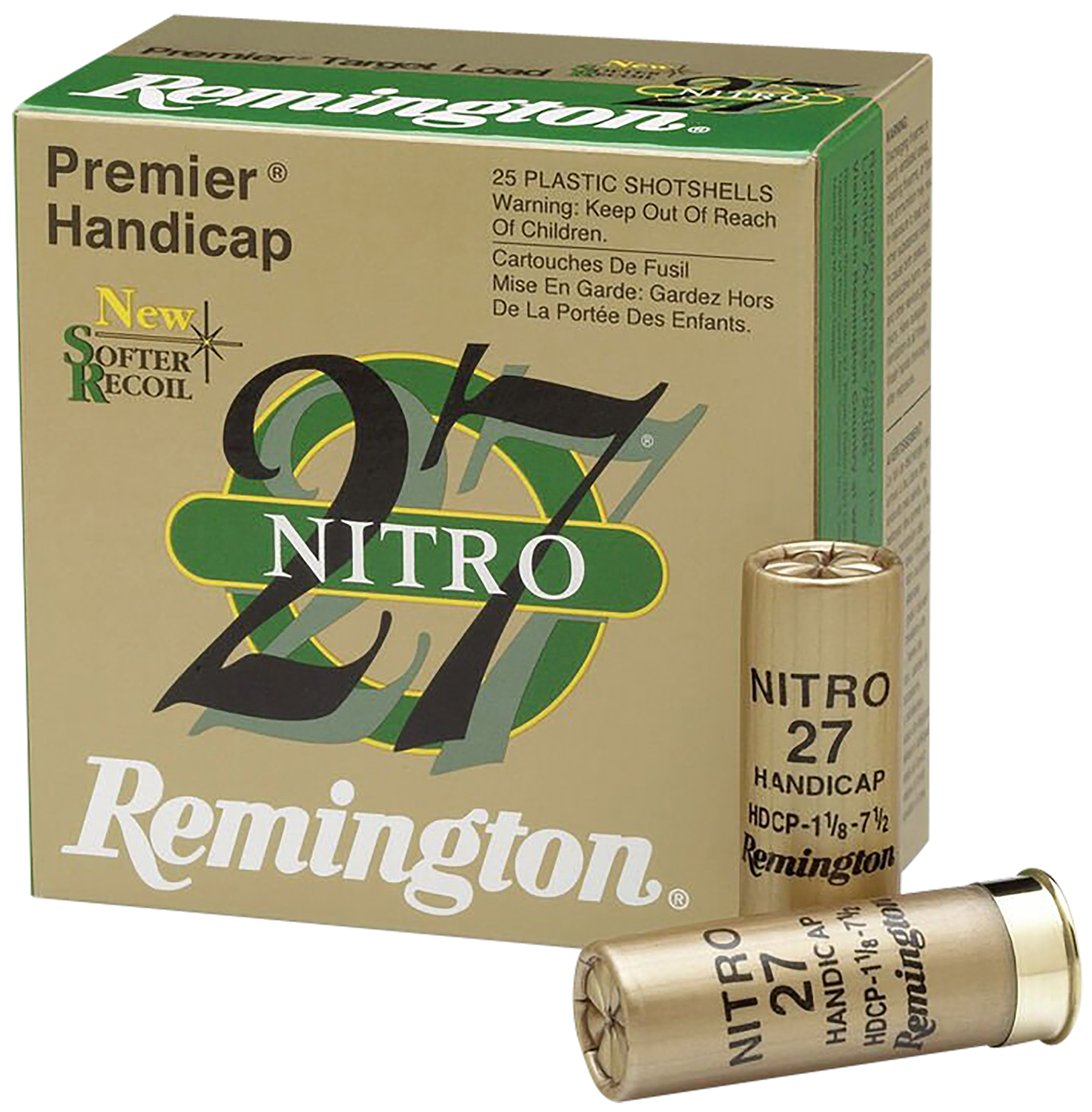 Remington Premier Nitro 27 Handicap 12 Gauge 2.75", 25-Round Box