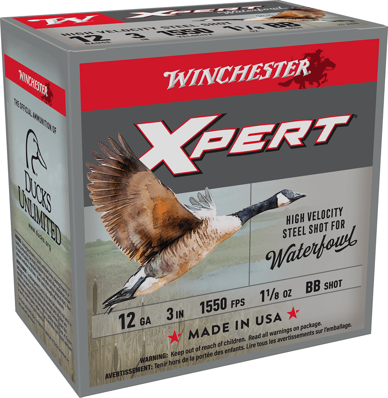 Winchester Super X Xpert High Velocity 12 Gauge 3" #BB, 25-Round Box