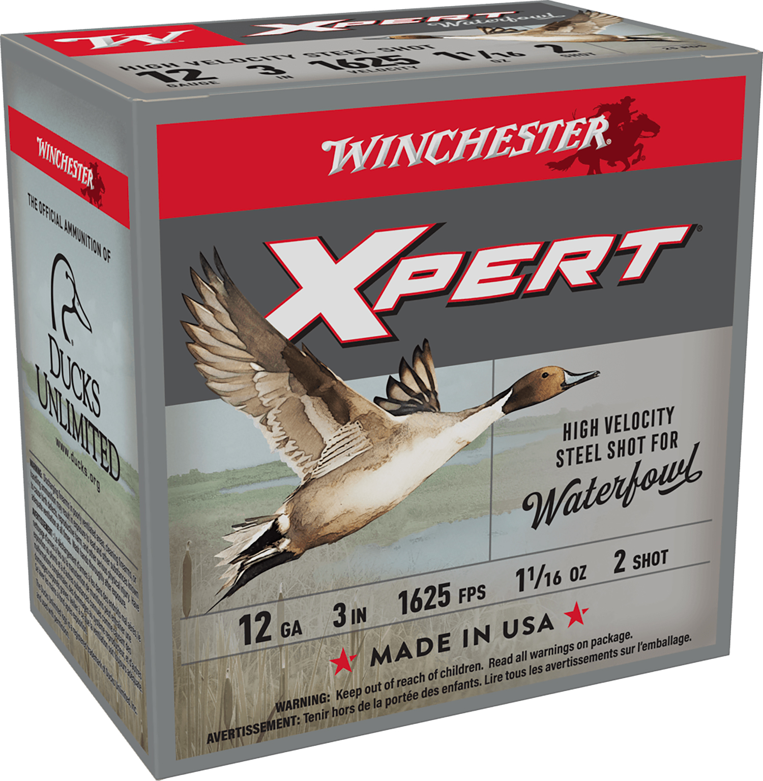 Winchester Super X Xpert High Velocity 12 Gauge 3" #2, 25-Round Box