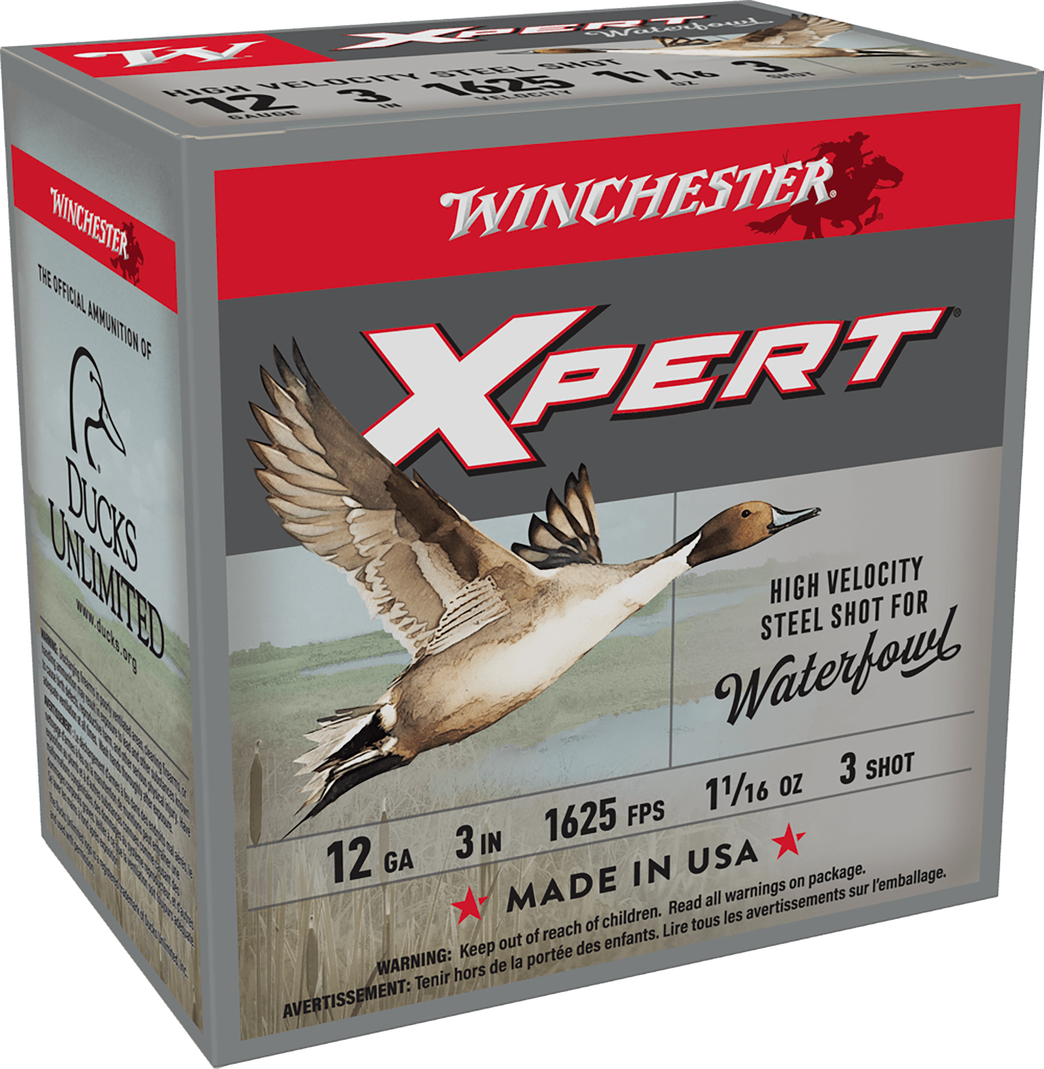 Winchester Super X Xpert High Velocity 12 Gauge 3" #3, 25-Round Box