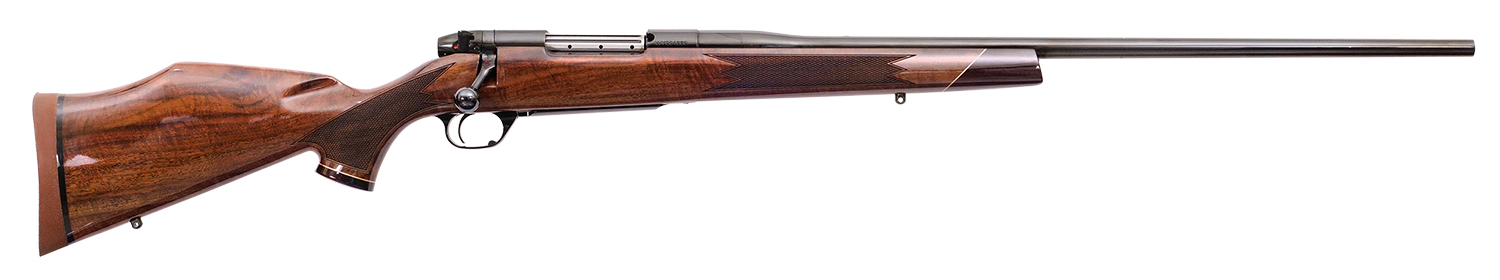 Weatherby Mark V Deluxe 338-378 Wthby Mag High Gloss Blued Fluted