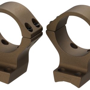 Browning 12531 X-Bolt Scope Mount System X-Lock Burnt Bronze Cerakote Aluminum 1" Tube, Low Rings
