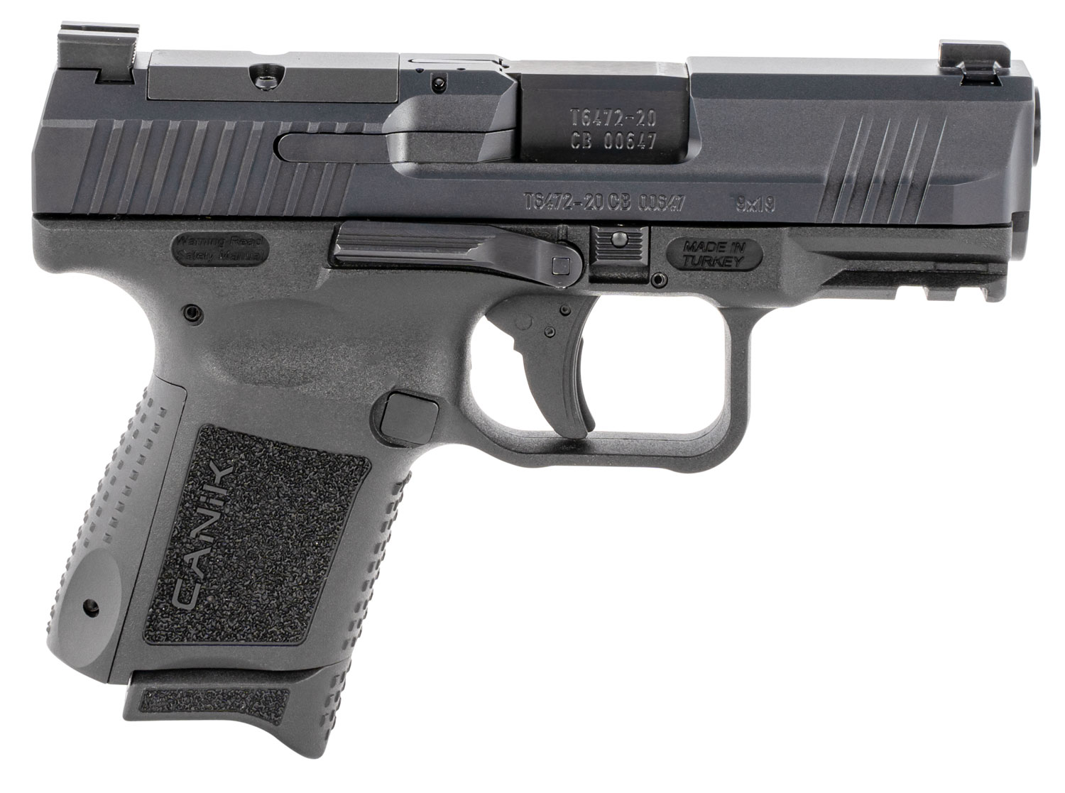 Canik TP9 Elite Subcompact 9mm Pistol, 15+1 3.60"