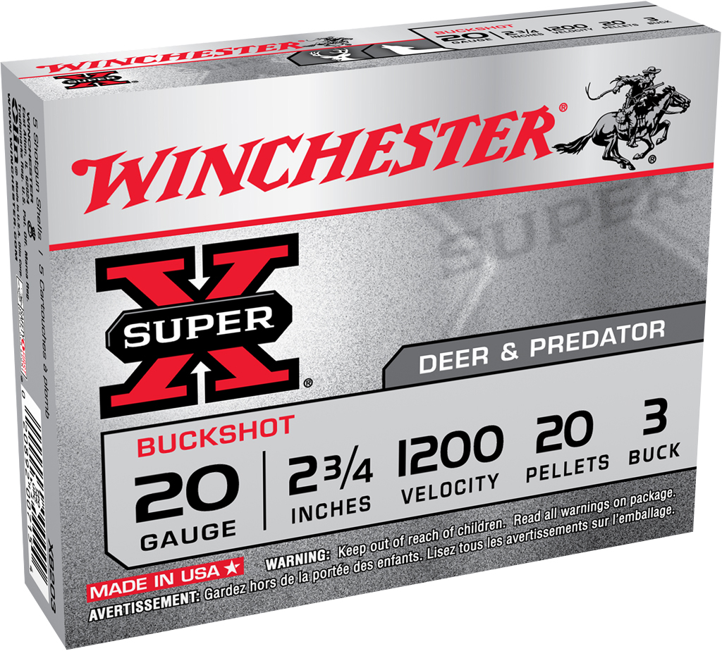 Winchester Super X 20 Gauge 2.75", 15-Round Box