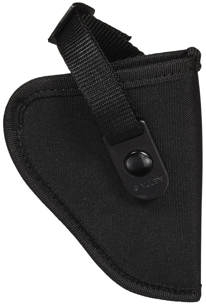 Allen 44800 Cortez  Size 00 OWB Style Black Polyester, Adjustable Strap & Belt Loop Mount Type fits 2-3" Barrel Small-Medium DA Revolver Right Hand