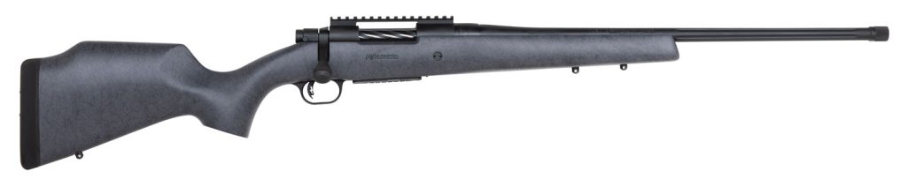 Mossberg 28103 Patriot Long Range Hunter 6.5 Creedmoor Caliber with 5+1 Capacity, 22" Threaded/Fluted Barrel, Matte Blued Metal Finish & Sniper Gray Fixed Monte Carlo Stock Right Hand (Full Size)