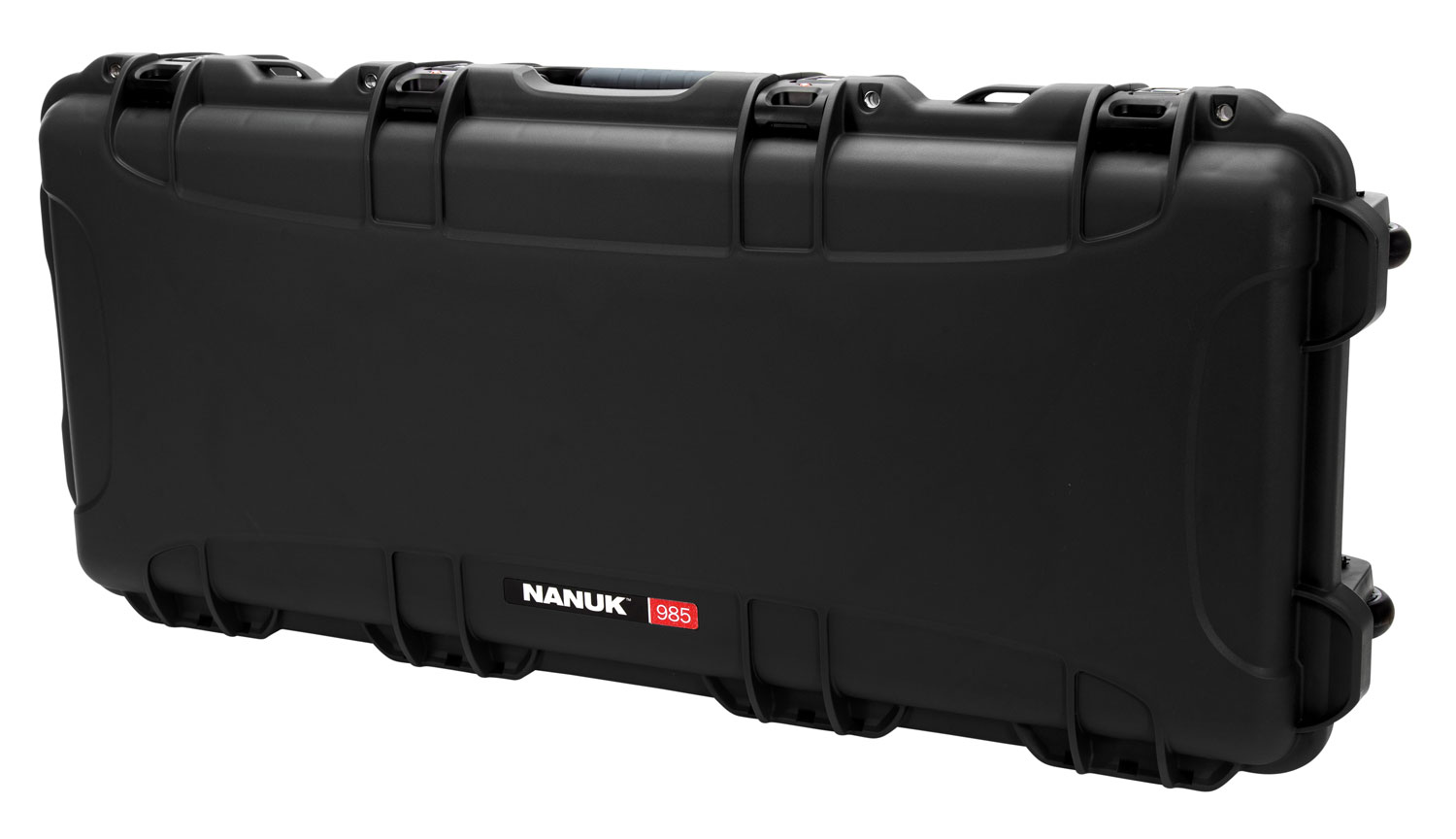 Nanuk 985 AR15 Case Black NK-7 Resin w/ Foam Padding Wheels & Handle