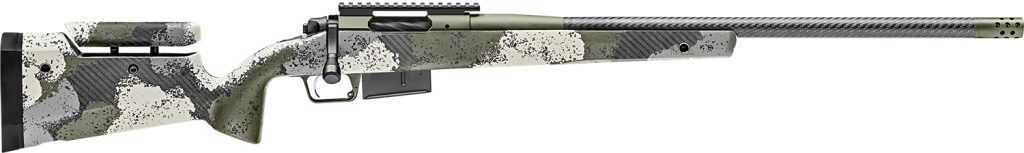 Springfield Armory BAW92465PRCCFGA 2020 WayPoint  6.5 PRC 3+1 24" CF Evergreen Camo Hybrid Profile w/Adj Cheek Comb & M-LOK Stock Mil-Spec Green Cerakote Right Hand