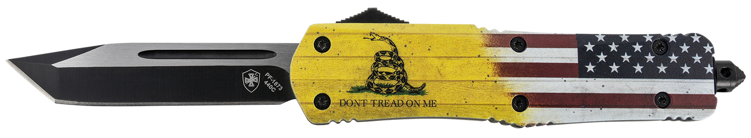 Templar Gen II Don't Tread On Me Large OTF Knife, 3.50" 440C