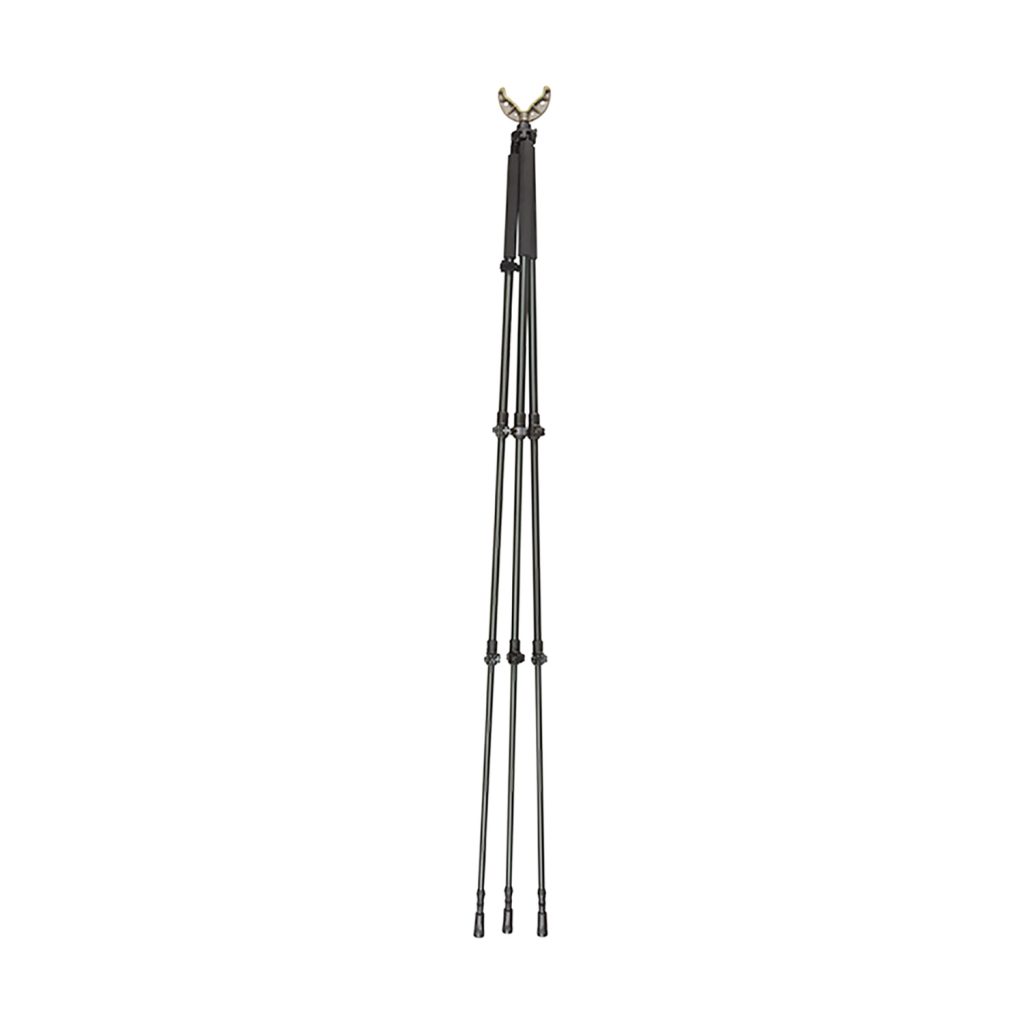 Allen 21412 Axial  Tripod Black Aluminum w/Rubber Feet 61" Vertical Adjustment