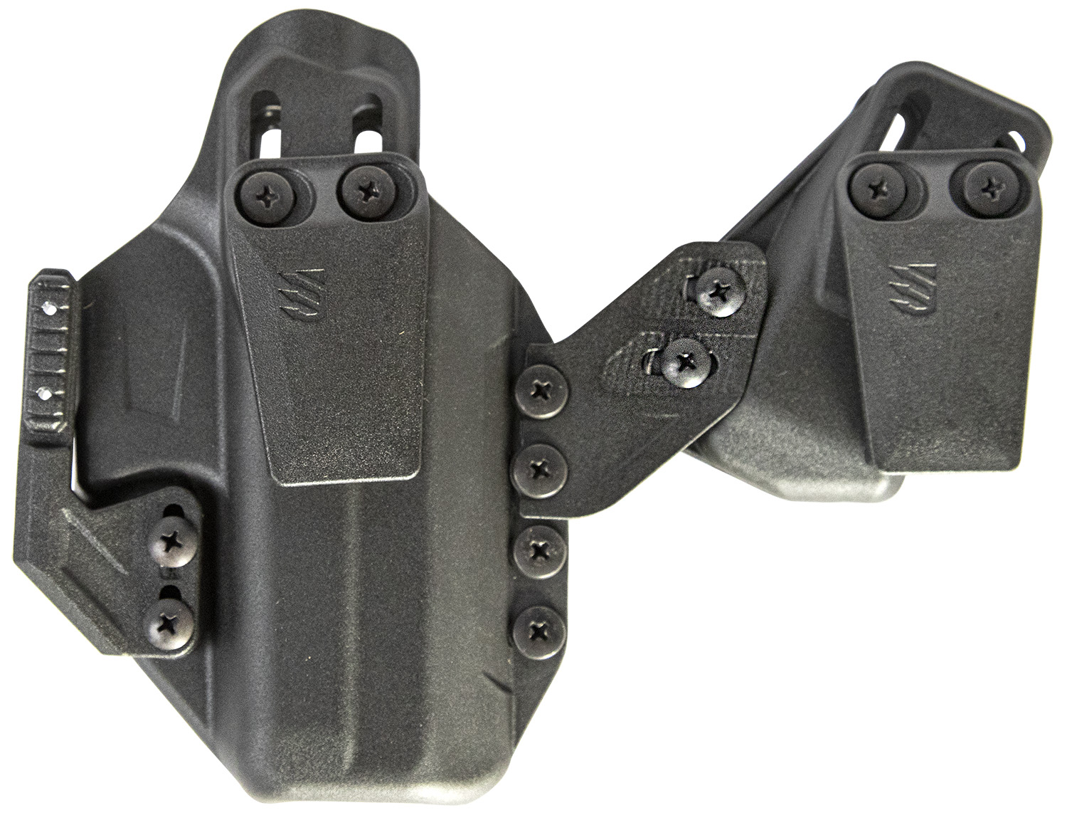 Blackhawk 416142BK Stache IWB Size 42 Black Polymer Belt Clip Fits Colt Commander Ambidextrous