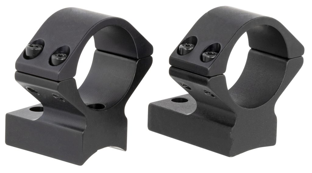 Talley 930706 Scope Mount/Ring Combo  Black Anodized Aluminum 1" Tube Weatherby Mark V Low Rings Non-Magnum Action 0 MOA