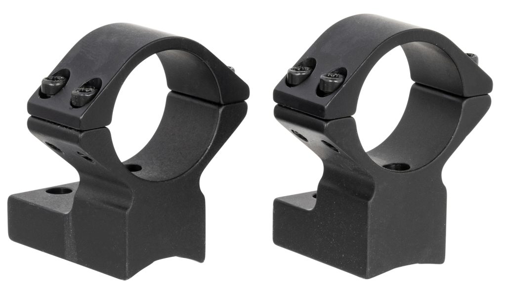 Talley 95X702 Scope Mount/Ring Combo  Black Aluminum 1" Tube Winchester Model 70 High Rings 0 MOA