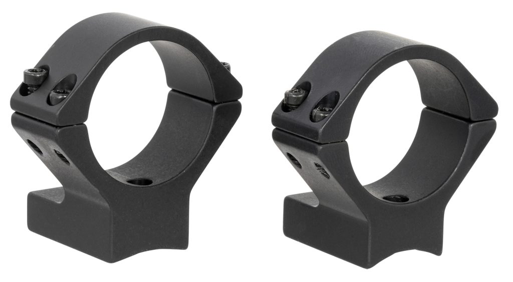 Talley 730702 Scope Mount/Ring Combo  Black Aluminum 30mm Tube Winchester Model 70 Low Rings 0 MOA