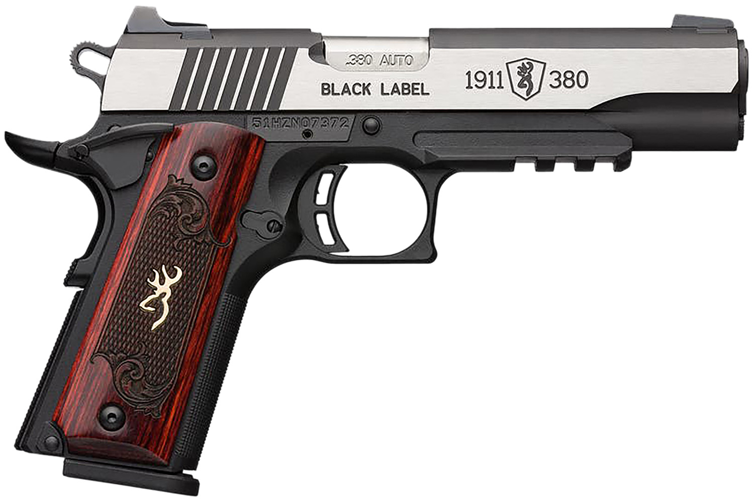 Browning 1911 Black Label Medallion Pro 380 ACP Pistol, 8+1 4.25"