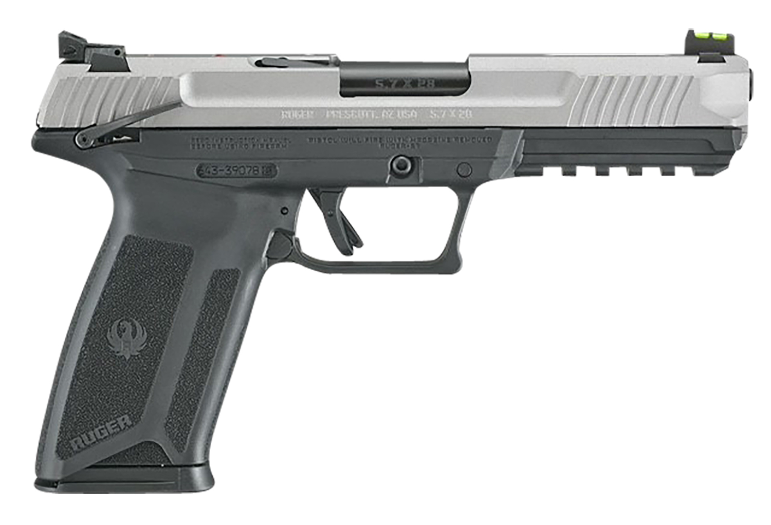Ruger Ruger-5.7 Exclusive Finish 5.7x28mm Black Nitride Steel Barrel,