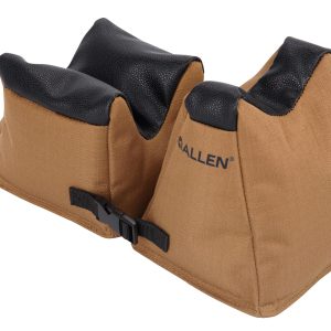 Allen 18411 X-Focus Combo Prefilled Front and Rear Bag, Coyote w/Black Accents Ripstop Polyester, Tacky Grip Bottom Weighs 5.10 lbs., 11.50" L x 5.50" H