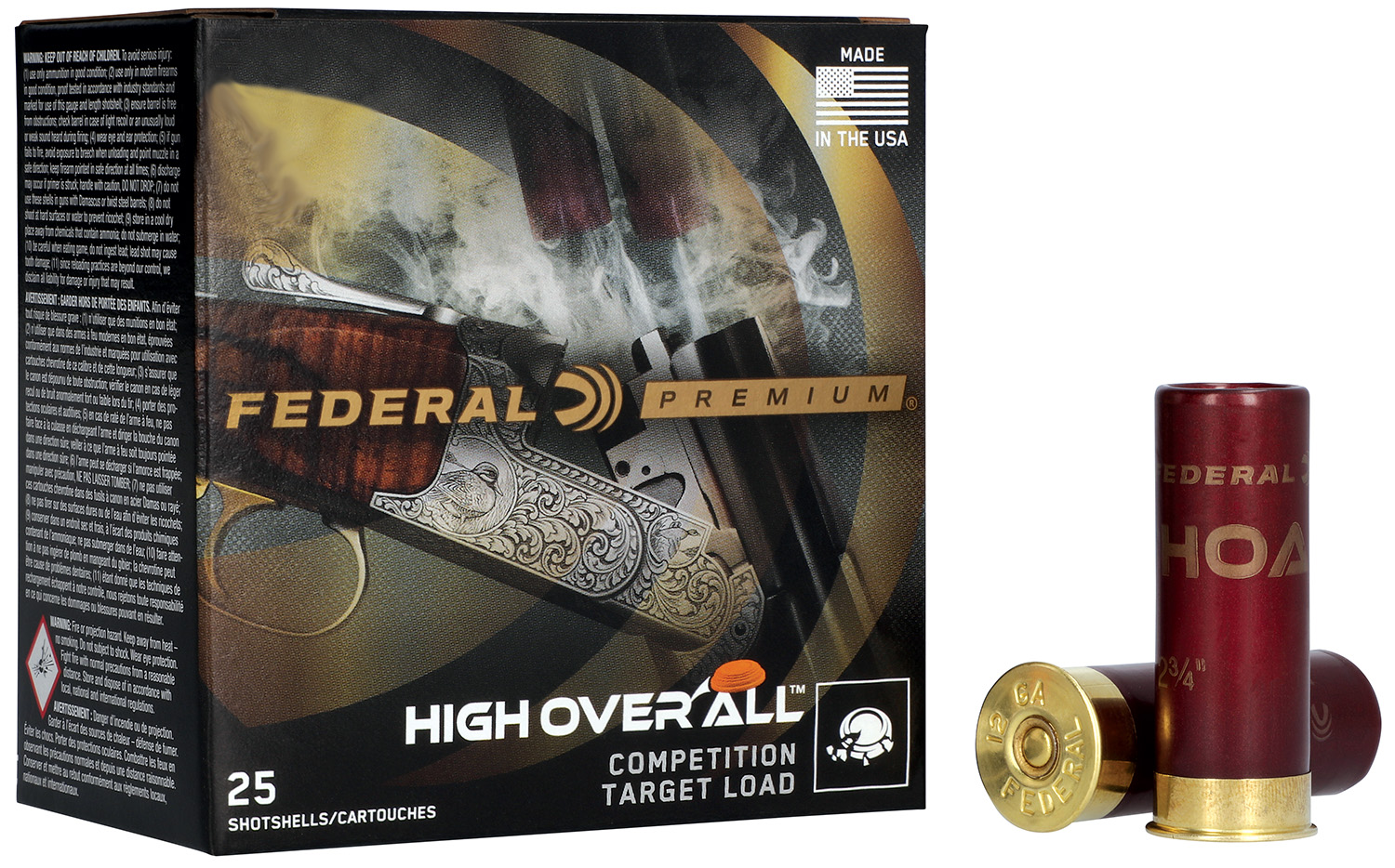 Federal High Over All 20 Gauge 2.75" #7.5 Shot, 25-Round Box