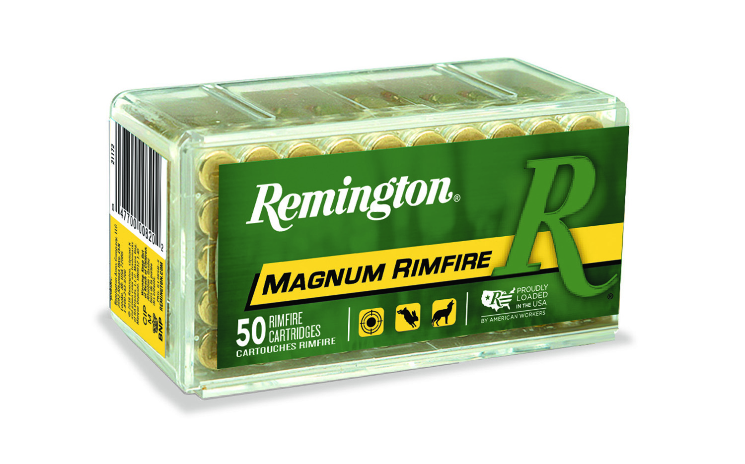 Remington Magnum Rimfire 17HMR 20gr SP, 50-Round Box