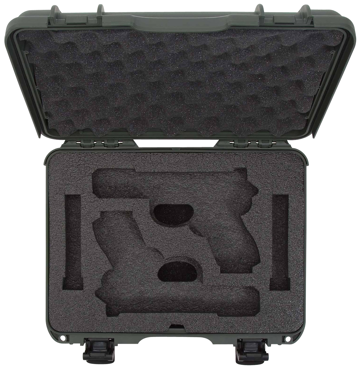 Nanuk 910GLOCK6 910 Glock Compatible 2 Up Pistol Case Olive Polymer