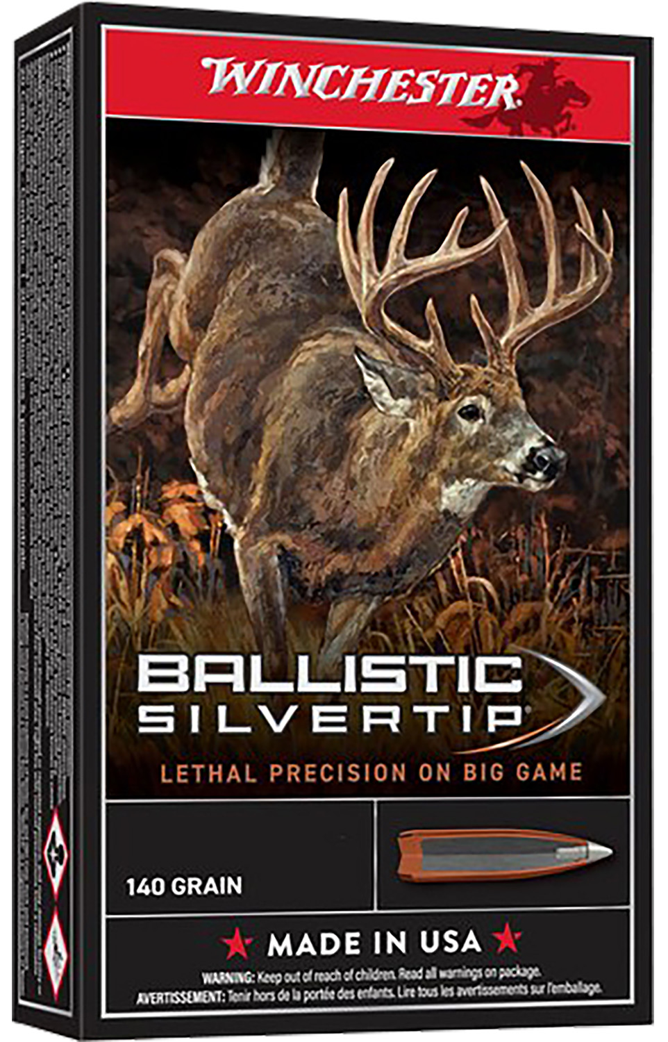 Winchester Ballistic Silvertip 6.5 PRC 140gr, 20-Round Box