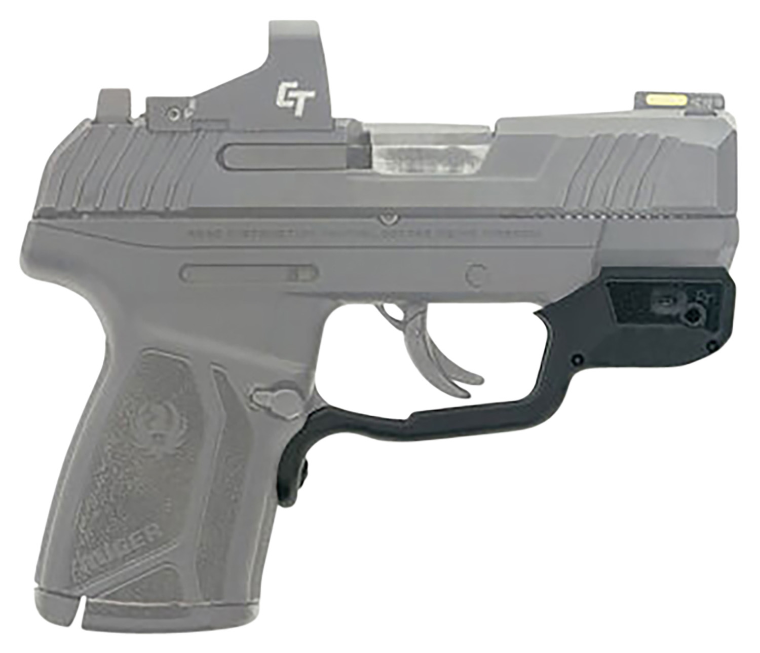 Crimson Trace Laserguard Ruger MAX-9, Green Laser Black Polymer