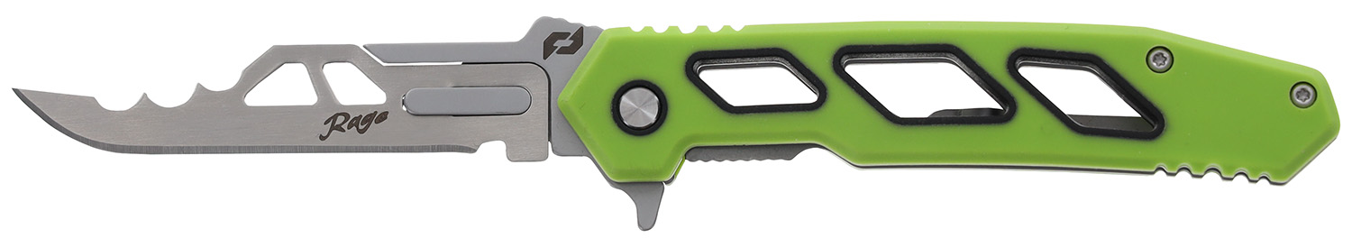 Schrade Isolate Enrage 7 2.60" Folding Scalpel Plain Satin 420A Steel