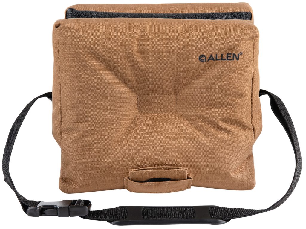 Allen 18420 Bench Shooting Bag  Empty Black/Tan 600D Polyester