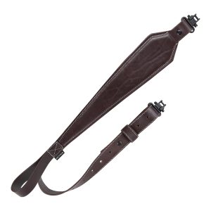 Heritage Cases 8511 Plain Dark Leather  Dark Mahogany Leather 28"-35" OAL Rifle