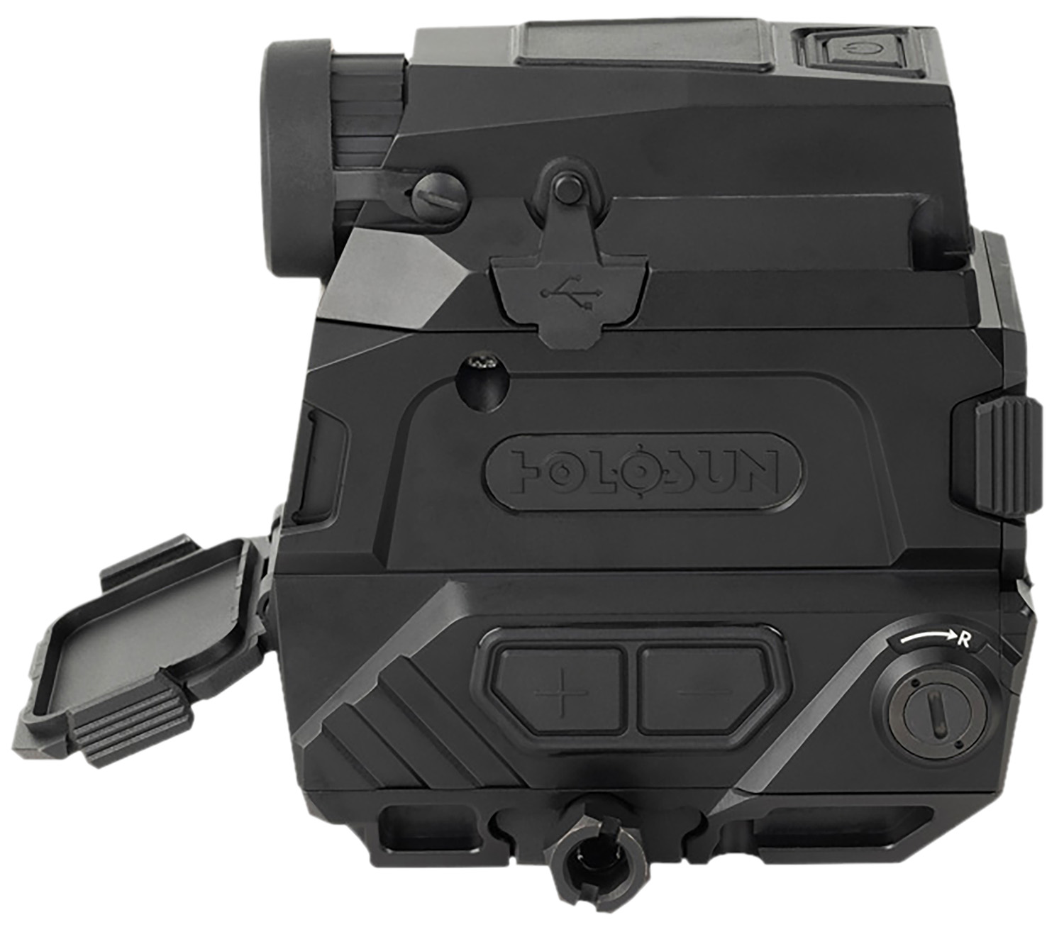 Holosun DRSNV DRS-NV Black Anodized 1x/8x 1.25" x 0.98" 2 MOA Red Dot/65 MOA Circle Multi Reticle Fusion Night Vision Overlay