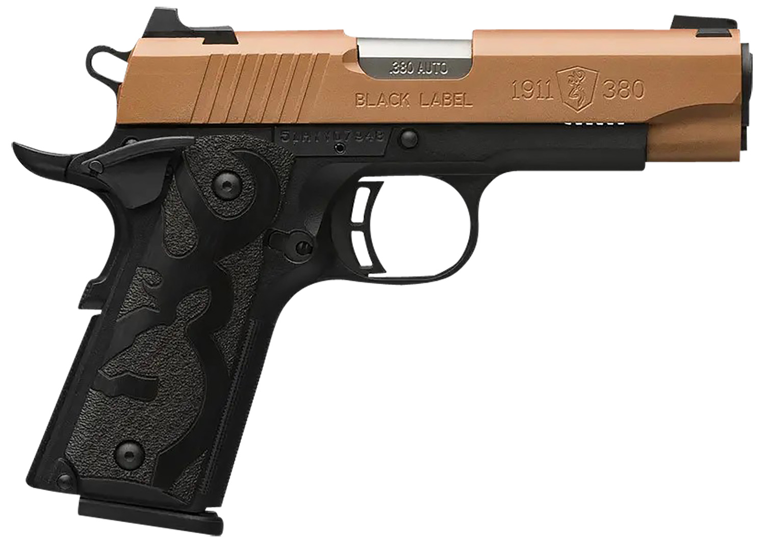 Browning 1911 Black Label 380 ACP Pistol, 8+1 3.63"