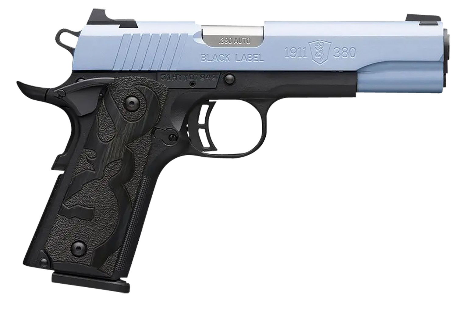 Browning 1911-380 Black Label 380 ACP Pistol, 8+1 4.25"
