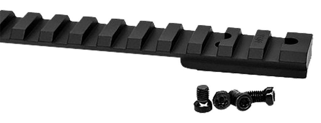 Warne V46420MOA Vapor Picatinny Rail Black Anodized Aluminum Fits Savage 110 Short Action, 20 MOA