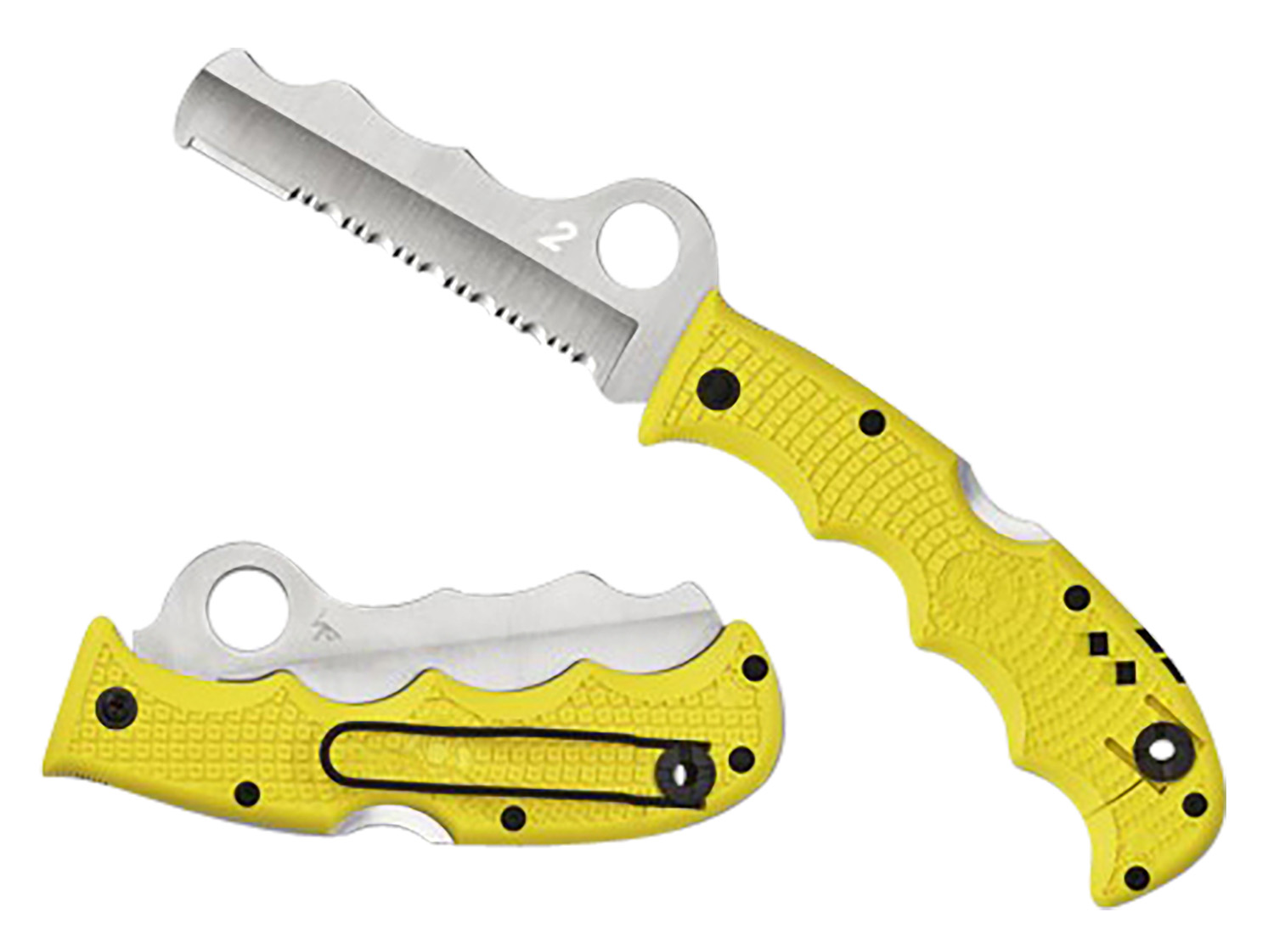 Spyderco Assist Salt Lightweight Folding Knife, 3.68" H2