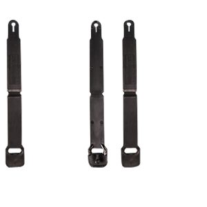 High Speed Gear 91SC12BK MOLLE Clips  Short, Black Injection Molded Fits MOLLE (12 Pack)