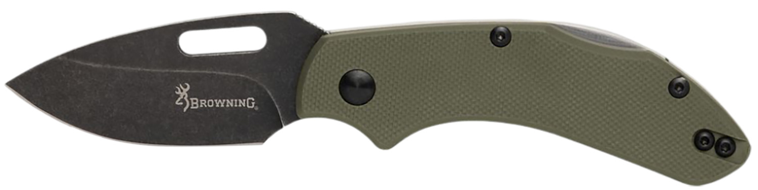 Browning Hidden Hollow EDC Small Folding Knife, 2.25" D2