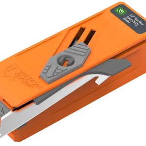 Outdoor Edge RR30D12C Blade Dispenser Blaze Orange, 12 Drop Point 3" 420J2 SS Blades