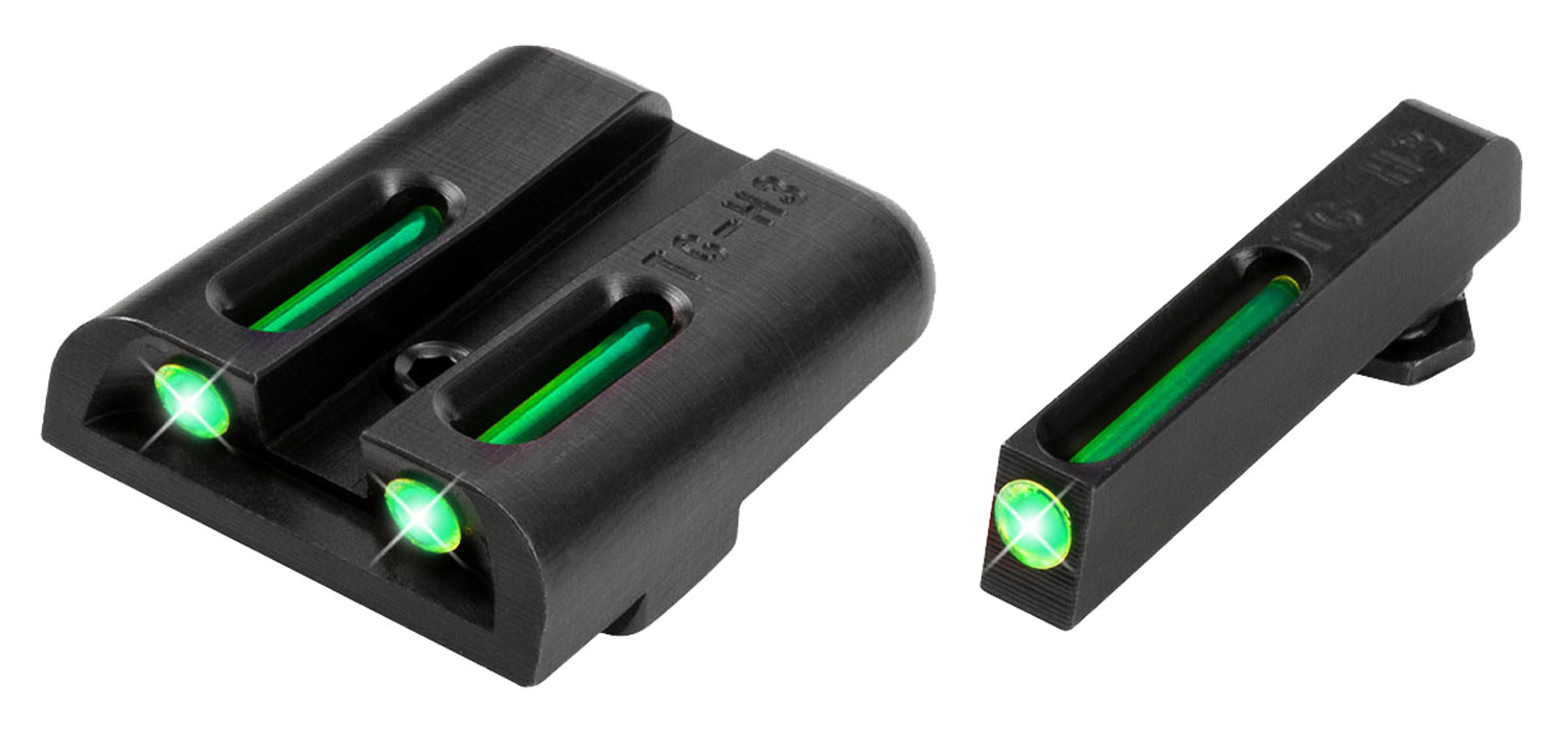 TruGlo TFO Green/Tritium/Fiber Optic Front Sight-Green/Tritium/Fiber